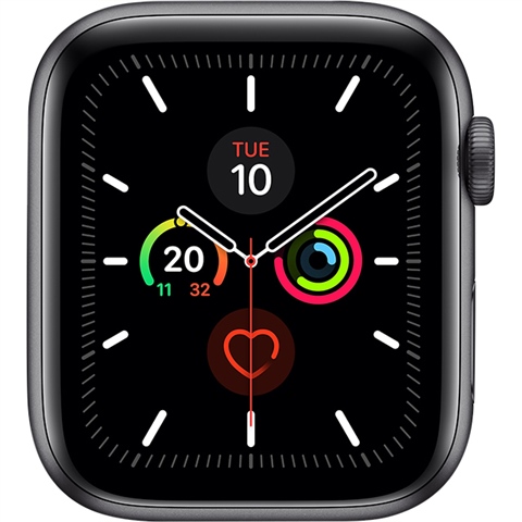 Watch Series 5 (GPS) SEM CORREIA, Aluminio Cinzento Sideral, 44mm